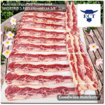 Beef rib SHORTRIB daging iga sapi  frozen Australia AMH 3-4 RIBS crossed cuts 3/8" & 1" (price/kg)